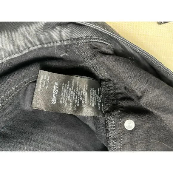 Urban Outfitters Baggy Jeans Womens Size 30W Black High Rise Denim Stretch Y2K - Picture 5 of 11